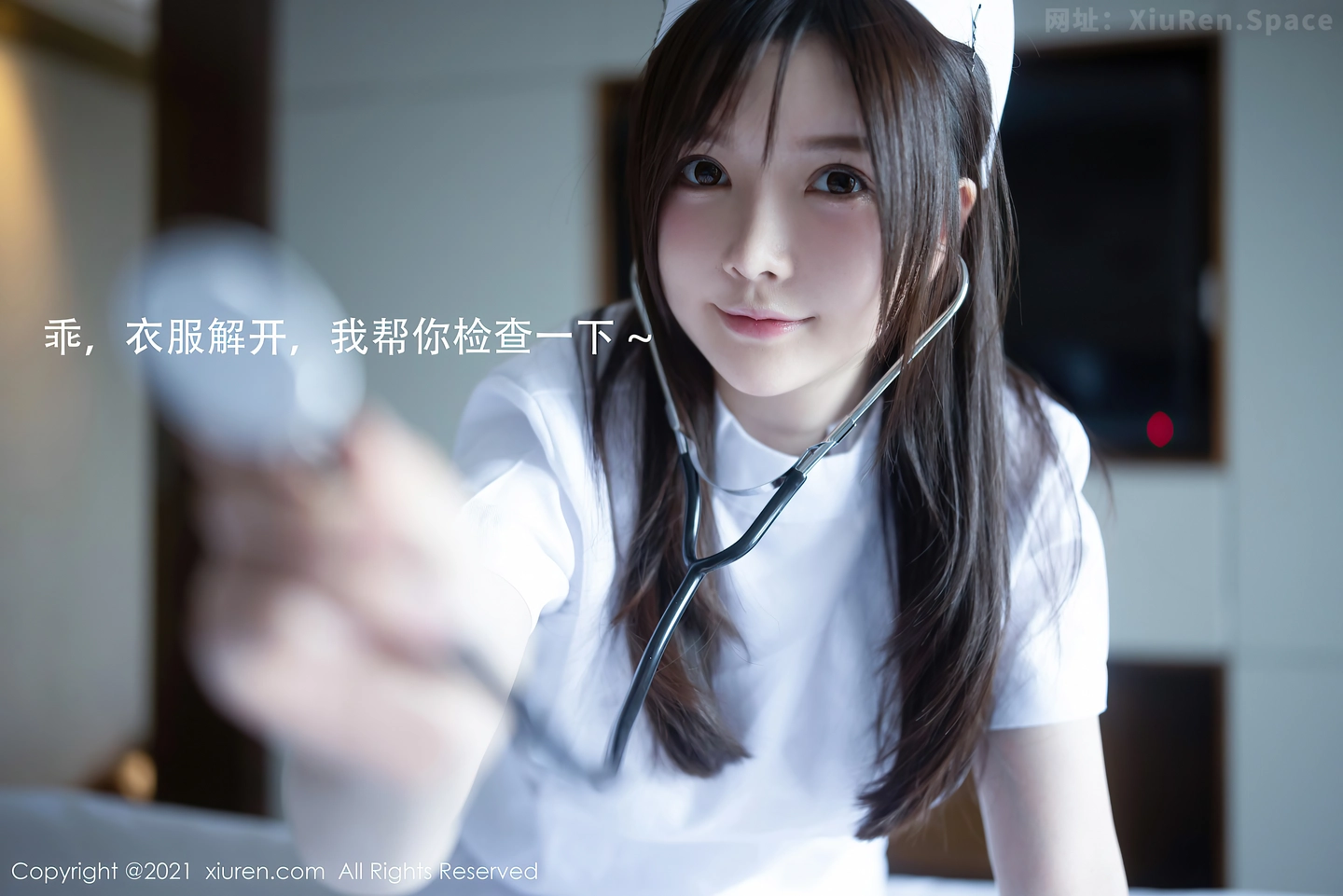 图片[4]-[XiuRen秀人网]VOL.3114 女神糯美子Mini洁白护士制服主题私房蕾丝内衣秀豪乳翘臀诱惑写真54P-秀人网官方网站